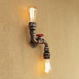 Rustik Lodge Country Mässing Funktion För Mini Style Ambient Light Wall Sconces Wall Light