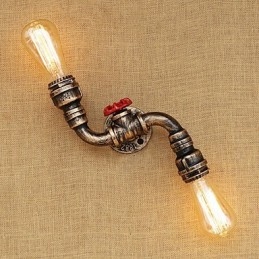 Rustik Lodge Country Mässing Funktion För Mini Style Ambient Light Wall Sconces Wall Light