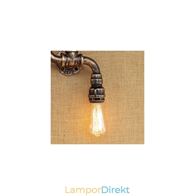 Rustik Lodge Country Mässing Funktion För Mini Style Ambient Light Wall Sconces Wall Light