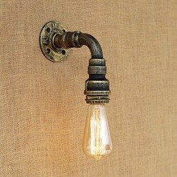 Country Retro Vintage Målningsfunktion För Mini Style Ambient Light Wall Sconces Wall Light