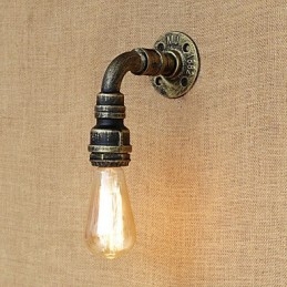 Country Retro Vintage Målningsfunktion För Mini Style Ambient Light Wall Sconces Wall Light