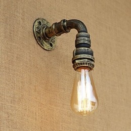 Country Retro Vintage Målningsfunktion För Mini Style Ambient Light Wall Sconces Wall Light