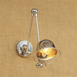 Modern Contemporary Country Chrome-Funktion För Swing Arm Eye Protection Downlight Swing Arm Lightswall
