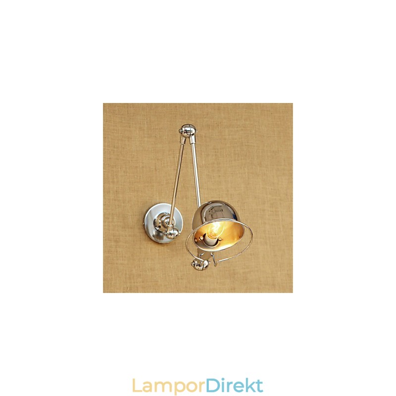 Modern Contemporary Country Chrome-Funktion För Swing Arm Eye Protection Downlight Swing Arm Lightswall