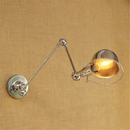 Modern Contemporary Country Chrome-Funktion För Swing Arm Eye Protection Downlight Swing Arm Lightswall