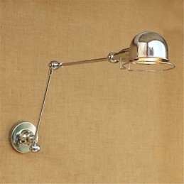 Modern Contemporary Country Chrome-Funktion För Swing Arm Eye Protection Downlight Swing Arm Lightswall