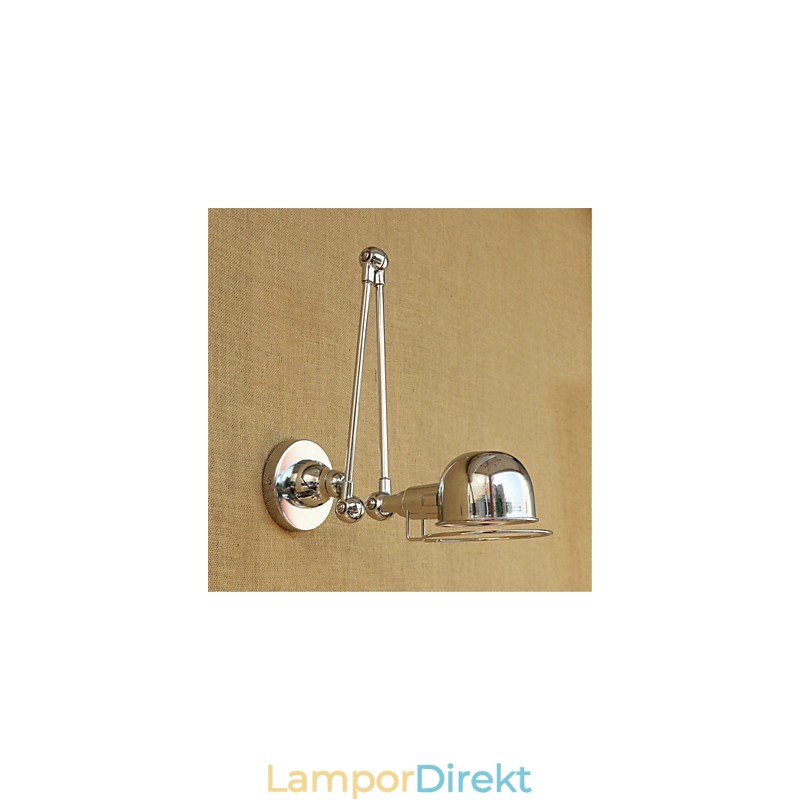 Modern Contemporary Country Chrome-Funktion För Swing Arm Eye Protection Downlight Swing Arm Lightswall