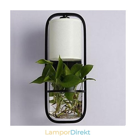 Modern Järn Kreativ Krukväxt Glas Vägglampa Modern Järn Kreativ Krukväxt Glas Vägglampa