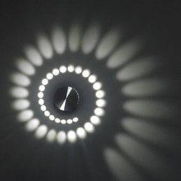 Modern Lätt Aluminium Infälld Vägglampa Integrerad