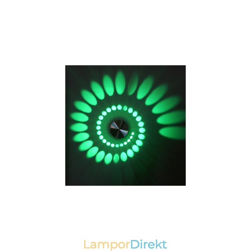 Modern Lätt Aluminium Infälld Vägglampa Integrerad