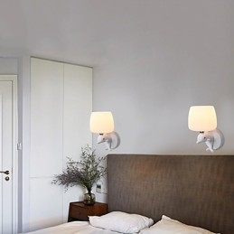 Modern Samtida Målningsfunktion För Ögonskydd Ambient Light Wall Sconces Wall Light