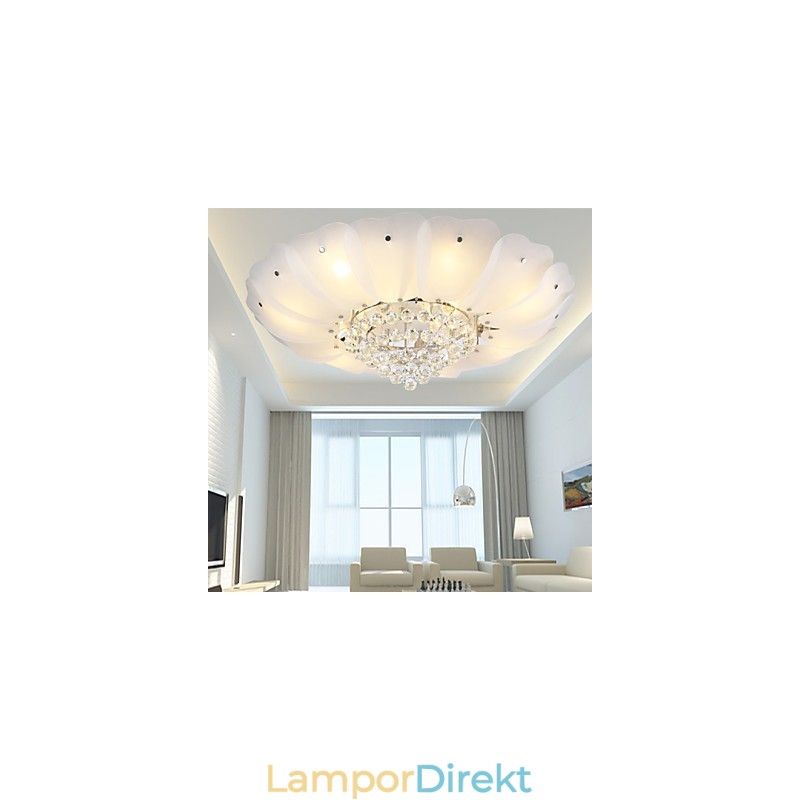 Flush Mount Crystal Modern Contemporary Traditional Classic Metal