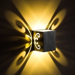 Modern Light Aluminium Flush Mount Vägglampa Dekorera Vägglampor