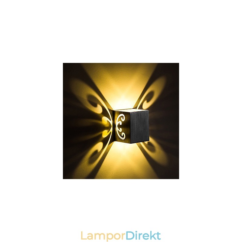 Modern Light Aluminium Flush Mount Vägglampa Dekorera Vägglampor