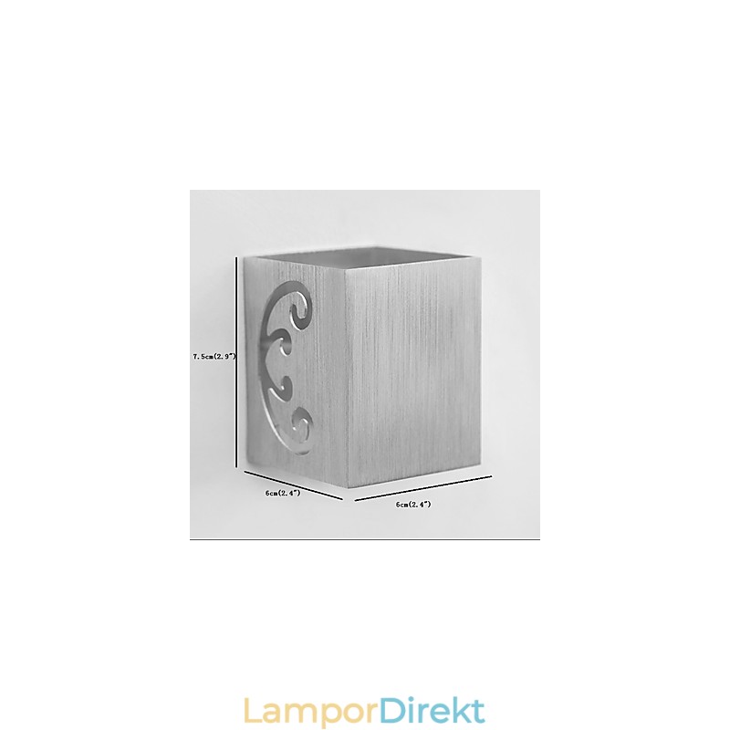 Modern Light Aluminium Flush Mount Vägglampa Dekorera Vägglampor