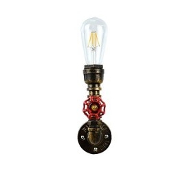 Vägglampa Vägglampor Väggjärn Vägglampa Stum Svart Ljussabel Lampa På Vägg