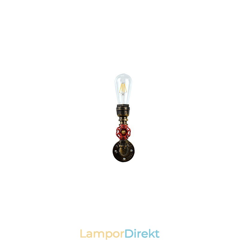 Vägglampa Vägglampor Väggjärn Vägglampa Stum Svart Ljussabel Lampa På Vägg