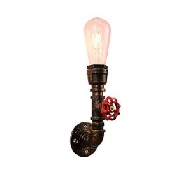 Vägglampa Vägglampor Väggjärn Vägglampa Stum Svart Ljussabel Lampa På Vägg