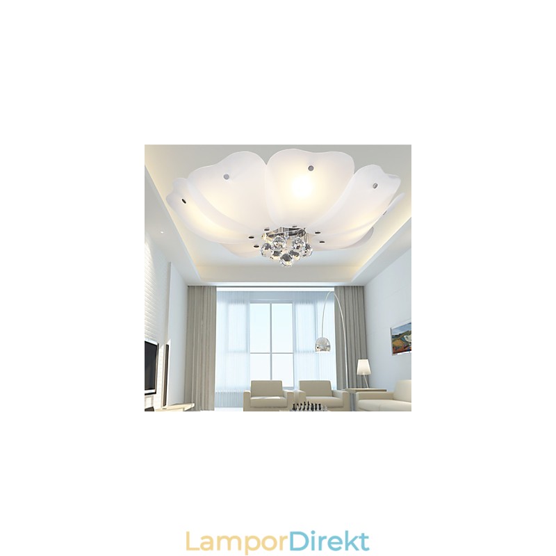 Flush Mount Crystal Modern Contemporary Traditional Classic Metal