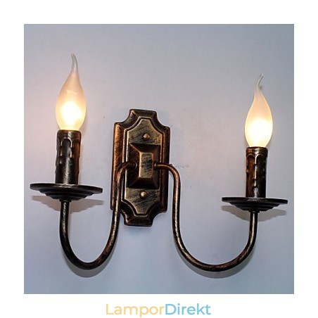 Retro Enkel Vägglampa Korridor Hall Dubbelhuvud Lampa Sovrum Vardagsrum Vägglampa Belysning Retro Enkel Vägglampa Korridor Hall Dubbelhuvud Lampa Sovrum Vardagsrum Vägglampa Belysning