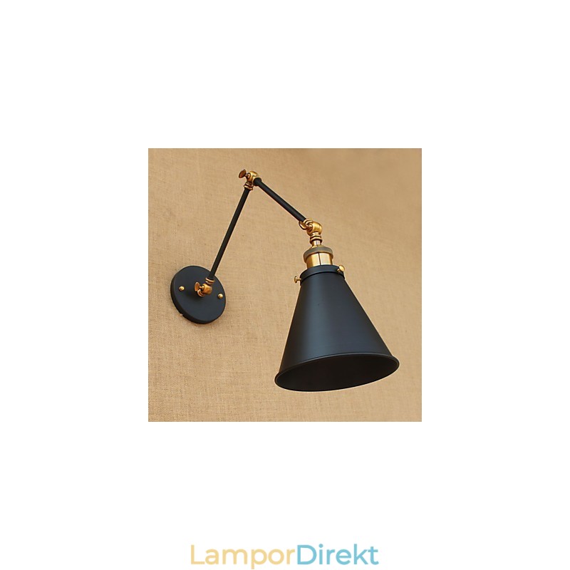 Vägglampa Mässing Vintage Industriell Vägglampa Ljus Hembelysning Inomhusdekor Vägglampa