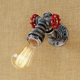 Country Retro Painting Feature För Mini Style Ambient Light Wall Sconces Wall Light