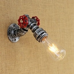 Country Retro Painting Feature För Mini Style Ambient Light Wall Sconces Wall Light