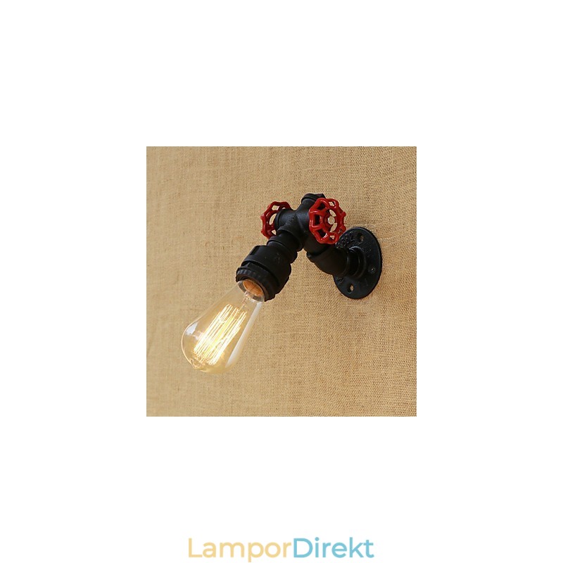 Country Retro Painting Feature För Mini Style Ambient Light Wall Sconces Wall Light