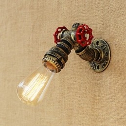 Country Retro Painting Feature För Mini Style Ambient Light Wall Sconces Wall Light