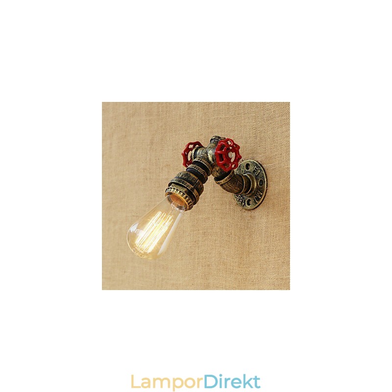 Country Retro Painting Feature För Mini Style Ambient Light Wall Sconces Wall Light