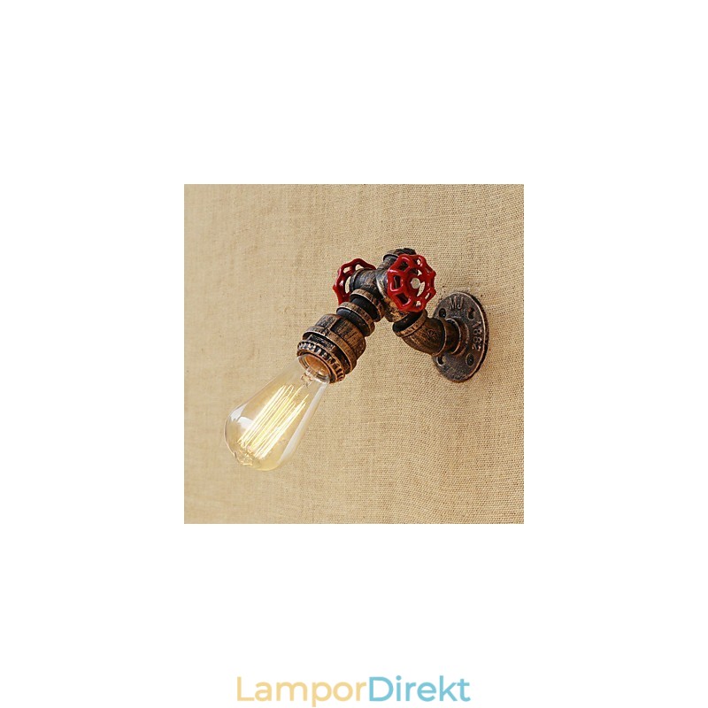 Country Retro Painting Feature För Mini Style Ambient Light Wall Sconces Wall Light