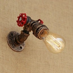 Country Retro Painting Feature För Mini Style Ambient Light Wall Sconces Wall Light