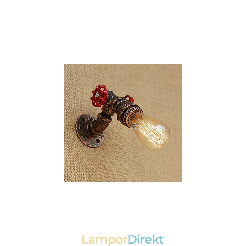 Country Retro Painting Feature För Mini Style Ambient Light Wall Sconces Wall Light