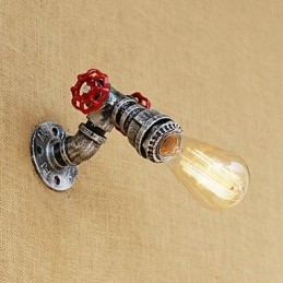 Country Retro Painting Feature För Mini Style Ambient Light Wall Sconces Wall Light