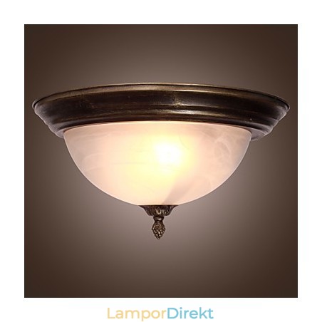 Antik Inspirerad Infälld Montering Med 2 Lampor Antik Inspirerad Infälld Montering Med 2 Lampor