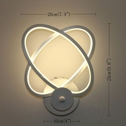 Kreativ Vägglampa Sängvägg Korridor Study Mode Aluminium Lampa