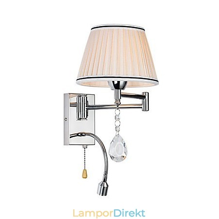 Vägglampa Modern Contemporary Rustic Lodge Modern Contemporary Country Chrome Feature För Crystal Swing Arm Vägglampa Modern Contemporary Rustic Lodge Modern Contemporary Country Chrome Feature För Crystal Swing Arm