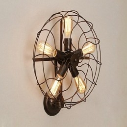Traditionell Klassisk Rustik Lodge Country Målning Funktion För Mini Style Ambient Light Vägglampor Vägglampor