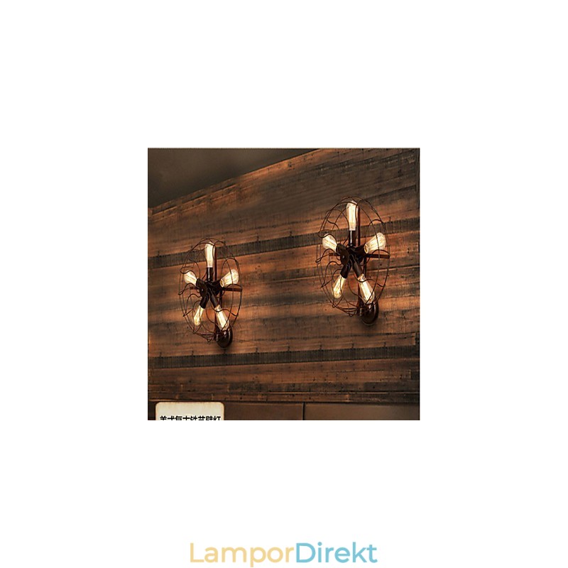 Traditionell Klassisk Rustik Lodge Country Målning Funktion För Mini Style Ambient Light Vägglampor Vägglampor