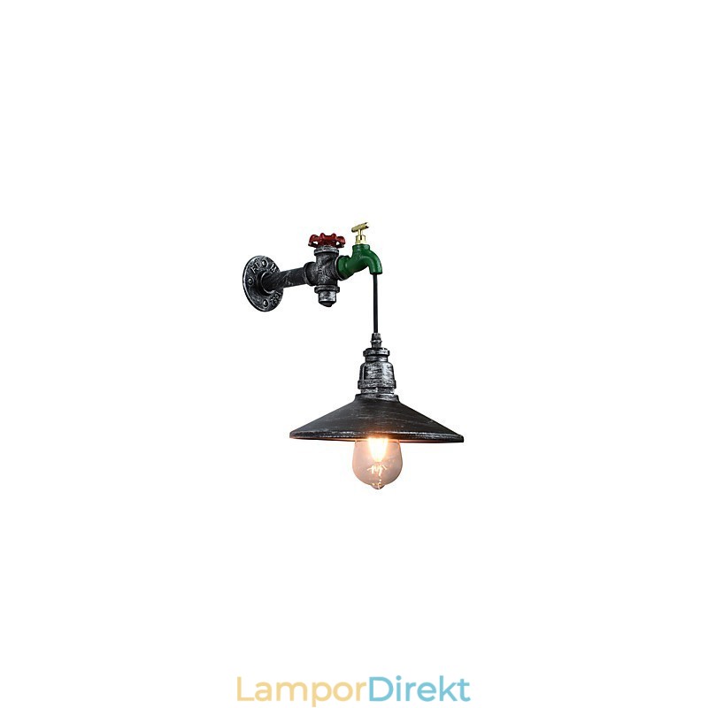 Vägglampa Vägg Rustik Lodge Målningsfunktion För Omgivande Ljus Vägglampor Vägglampor