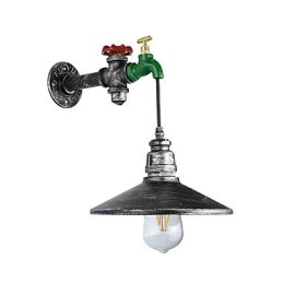 Vägglampa Vägg Rustik Lodge Målningsfunktion För Omgivande Ljus Vägglampor Vägglampor