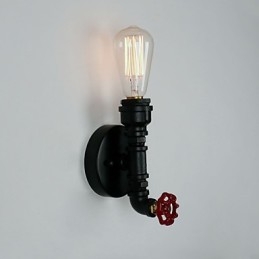 Rustik Lodge Modern Contemporary Country Retro Målning Funktion För Mini Style Uplight Wall Sconces