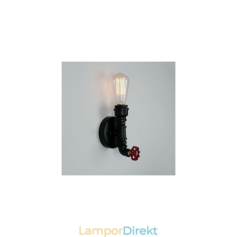 Rustik Lodge Modern Contemporary Country Retro Målning Funktion För Mini Style Uplight Wall Sconces