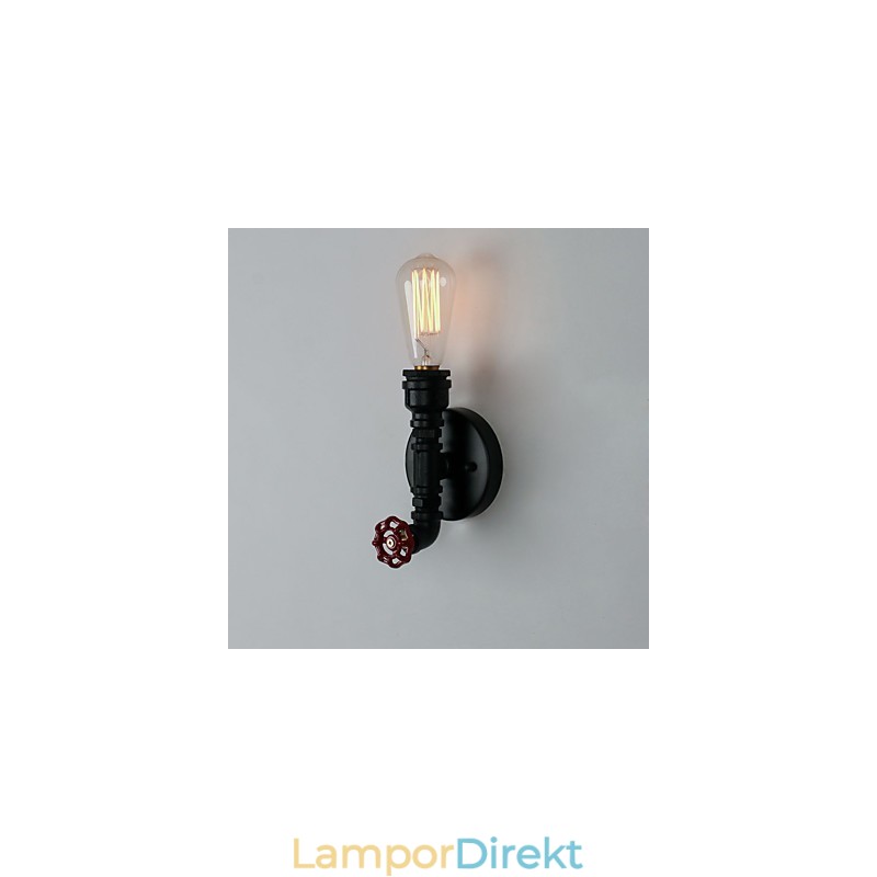 Rustik Lodge Modern Contemporary Country Retro Målning Funktion För Mini Style Uplight Wall Sconces
