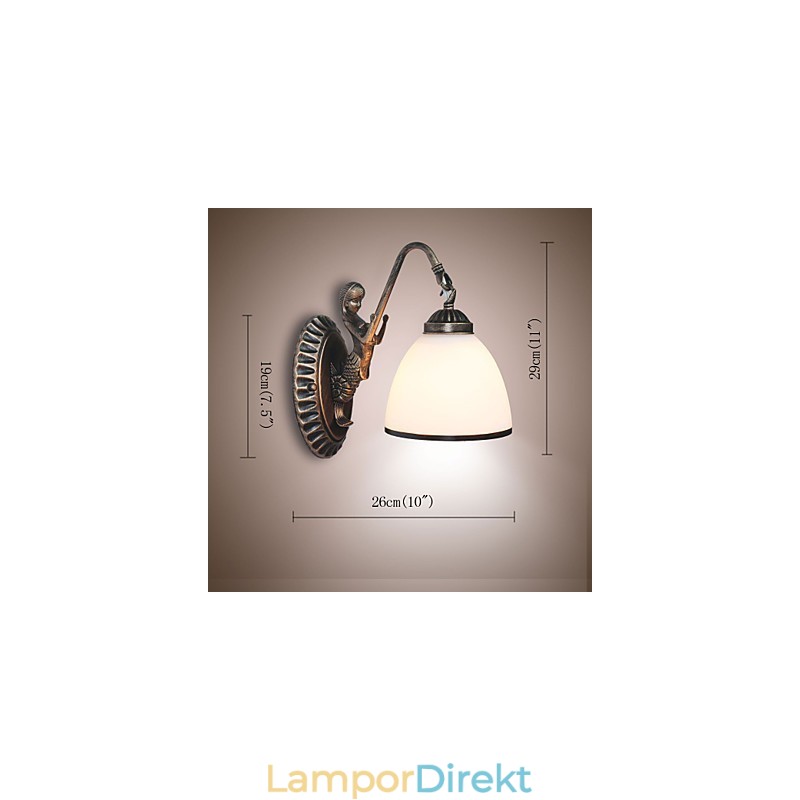 Europeisk Stil Retro Vardagsrum Sovrumslampa Veranda Vägglampa Balkong Kafé Vägglampa