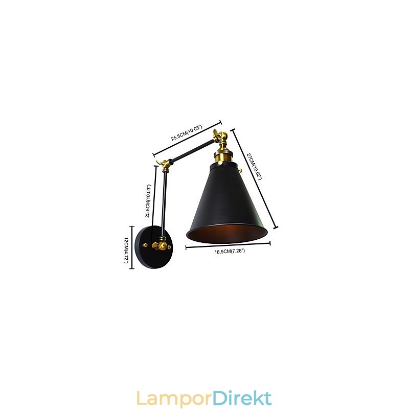 Rustic Lodge Traditionell Klassisk Målningsfunktion För Downlight Vägglampor Vägglampa
