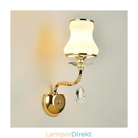 Modern Och Modern Galvaniserad Funktion För Ögonskydd I Crystal Mini Style Ambient Light Wall Lights