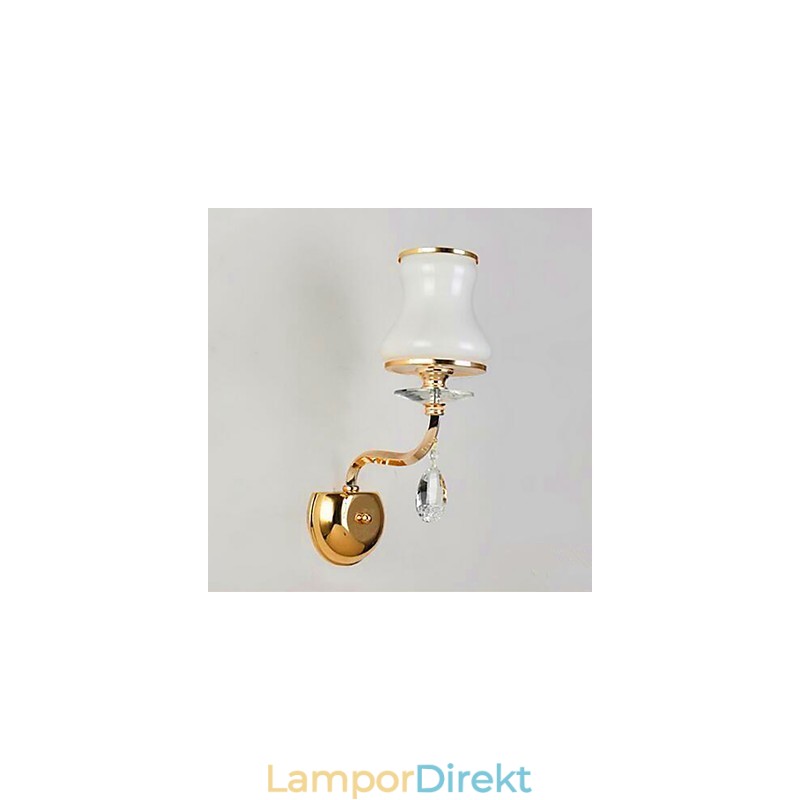 Modern Och Modern Galvaniserad Funktion För Ögonskydd I Crystal Mini Style Ambient Light Wall Lights