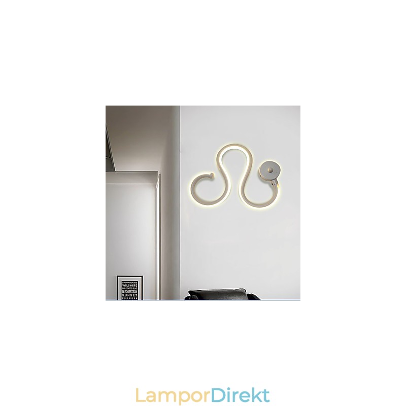 Modern Minimalistisk Lampa Aluminium Lampa Sovrum Sänglampa Dekoration Designers Formad Korridor Belysning Kreativ Vardagsrumslampor