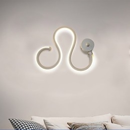 Modern Minimalistisk Lampa Aluminium Lampa Sovrum Sänglampa Dekoration Designers Formad Korridor Belysning Kreativ Vardagsrumslampor